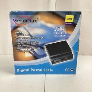 Weighmax Digital Postal Scale Model W-2822-75L Battery Operated No AC Adapter